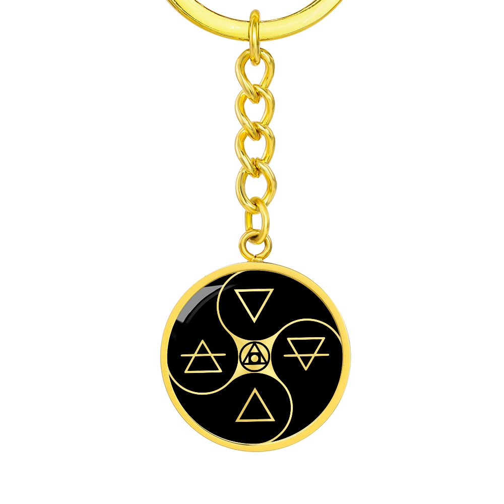 Alchemy Keychain - Philosopher's Stone Jewelry