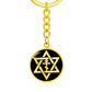 Star of David & Orthodox Cross Keychain