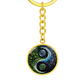 Nature & Circuit Yin Yang Pendant Keychain