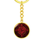 Red Celtic Knot Keychain - Romantic Pendant Jewelry