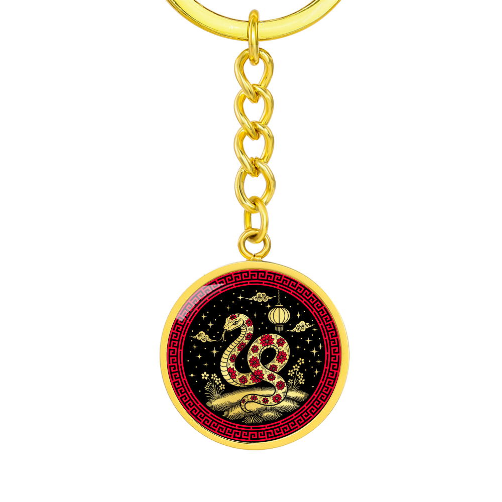 Snake Keychain - Chinese Zodiac Charm Pendant