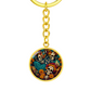 Day of the Dead Keychain - Día de los Muertos Pendant Jewelry
