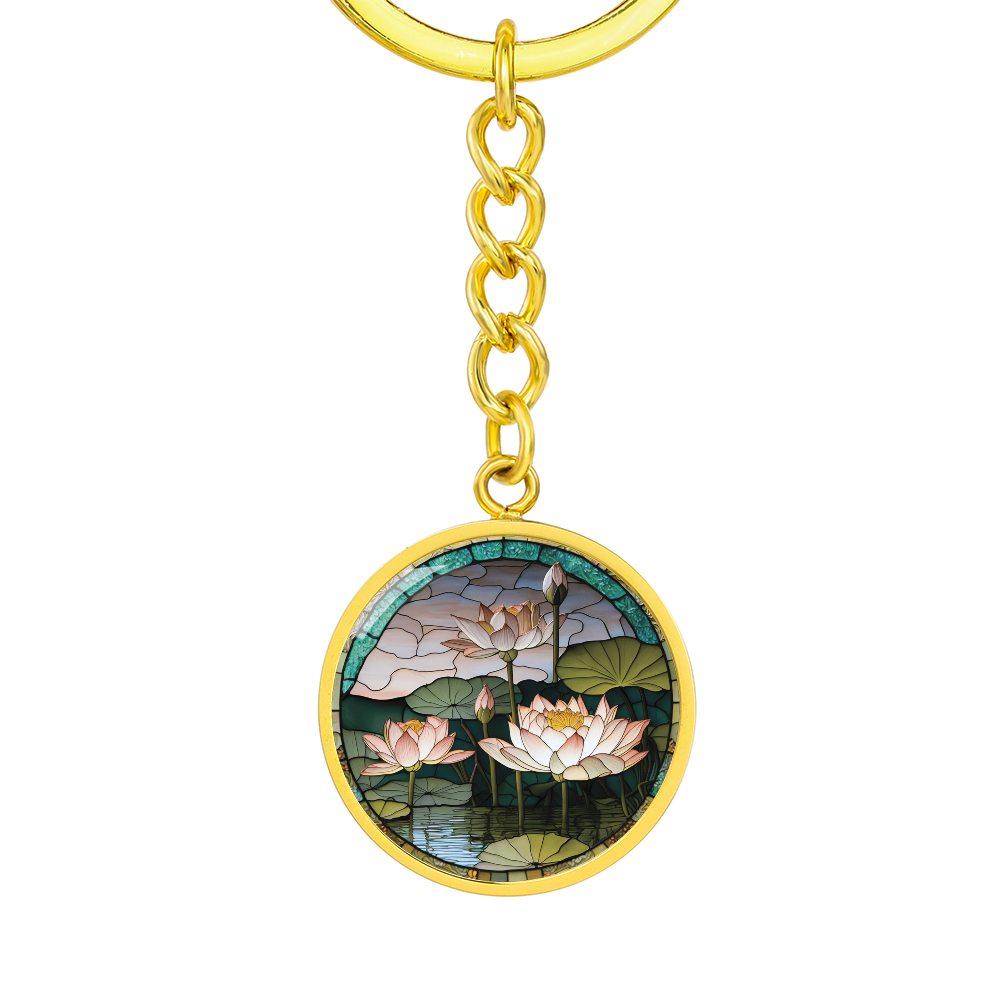 Water Lily Keychain