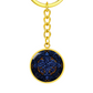 Blue Celtic Knot Keychain - Romantic Pendant Jewelry