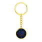 Blue Celtic Knot Keychain - Romantic Pendant Jewelry