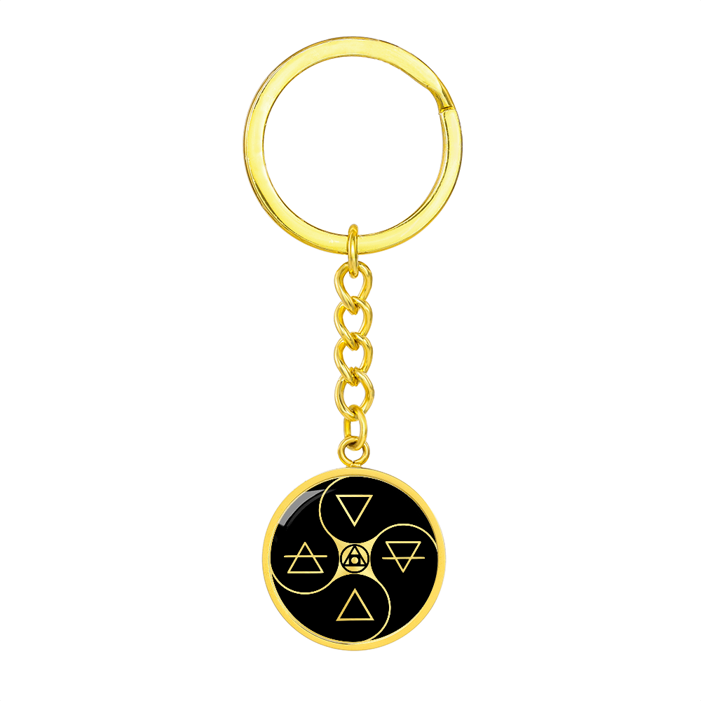 Alchemy Keychain - Philosopher's Stone Jewelry