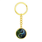 Nature & Circuit Yin Yang Pendant Keychain