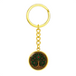 Celtic Tree of Life Pendant Keychain - Holly December Birth Flower Jewelry