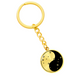 Gemini Yin Yang Pendant Keychain - Zodiac Constellation Jewelry