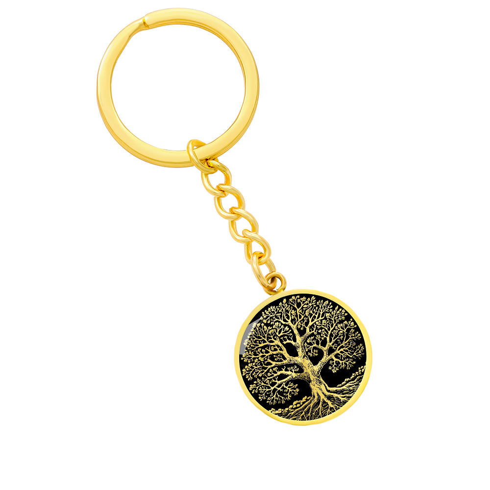 Oak Tree Keychain