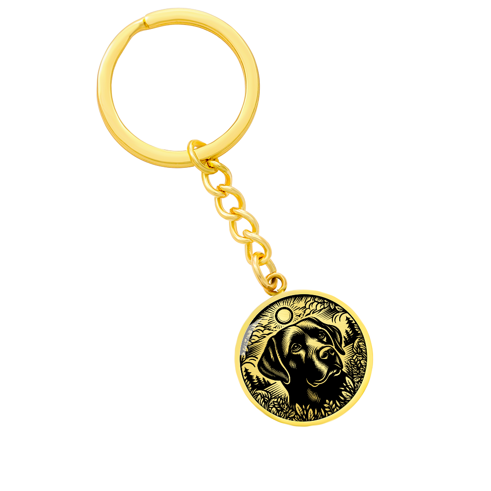 Labrador Retriever Memorial Keychain