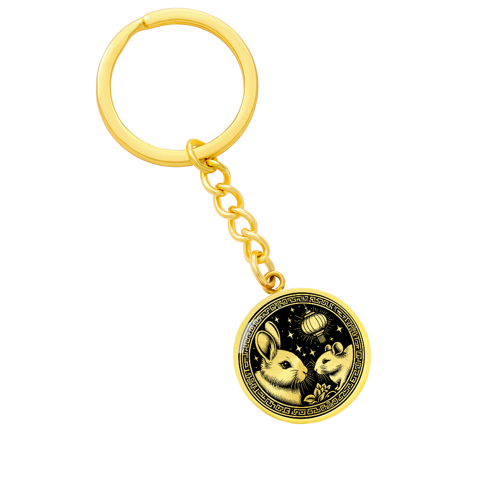 Rat & Rabbit Keychain