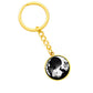 Moon and Rabbit Keychain