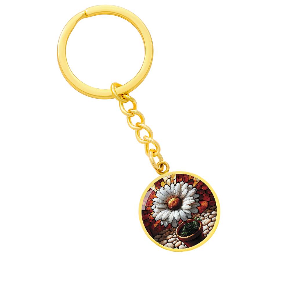 Daisy Keychain