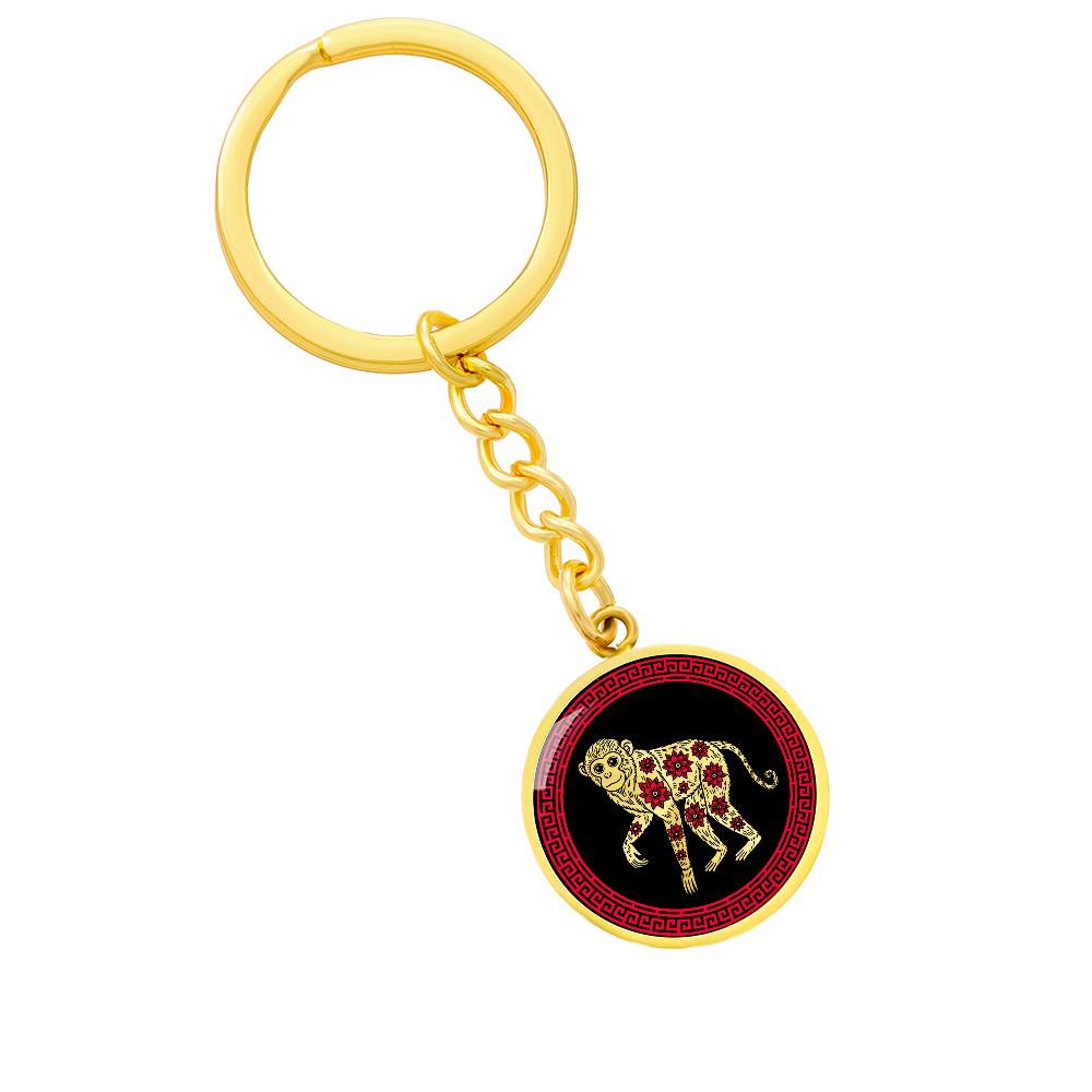 Monkey Keychain Chinese Zodiac Jewelry
