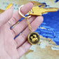 Dog and Rat Keychain - Couples Chinese Zodiac Animal Pendant Jewelry