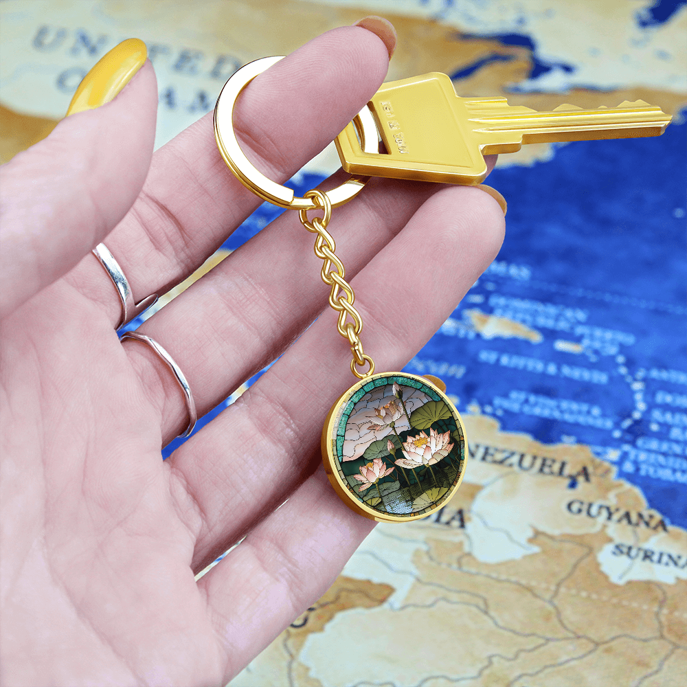 Water Lily Keychain