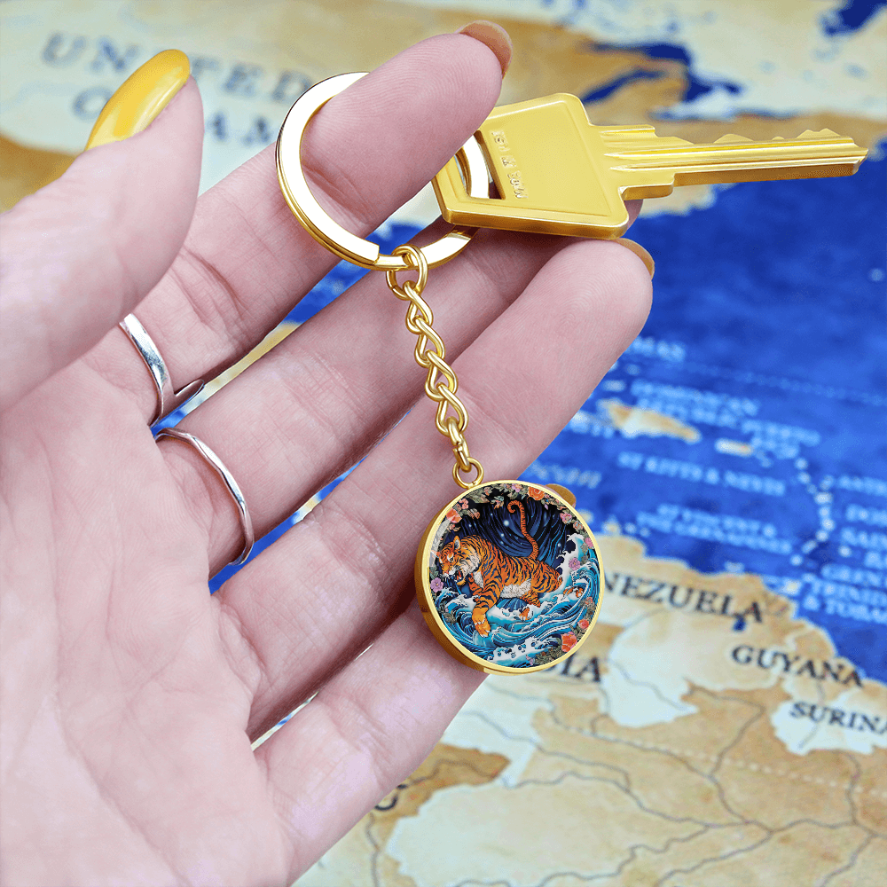 Tiger Keychain - Chinese Zodiac Pendant Jewelry