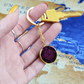 Purple Celtic Knot Keychain - Romantic Pendant Jewelry