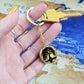Engraved Weeping Willow Tree Keychain