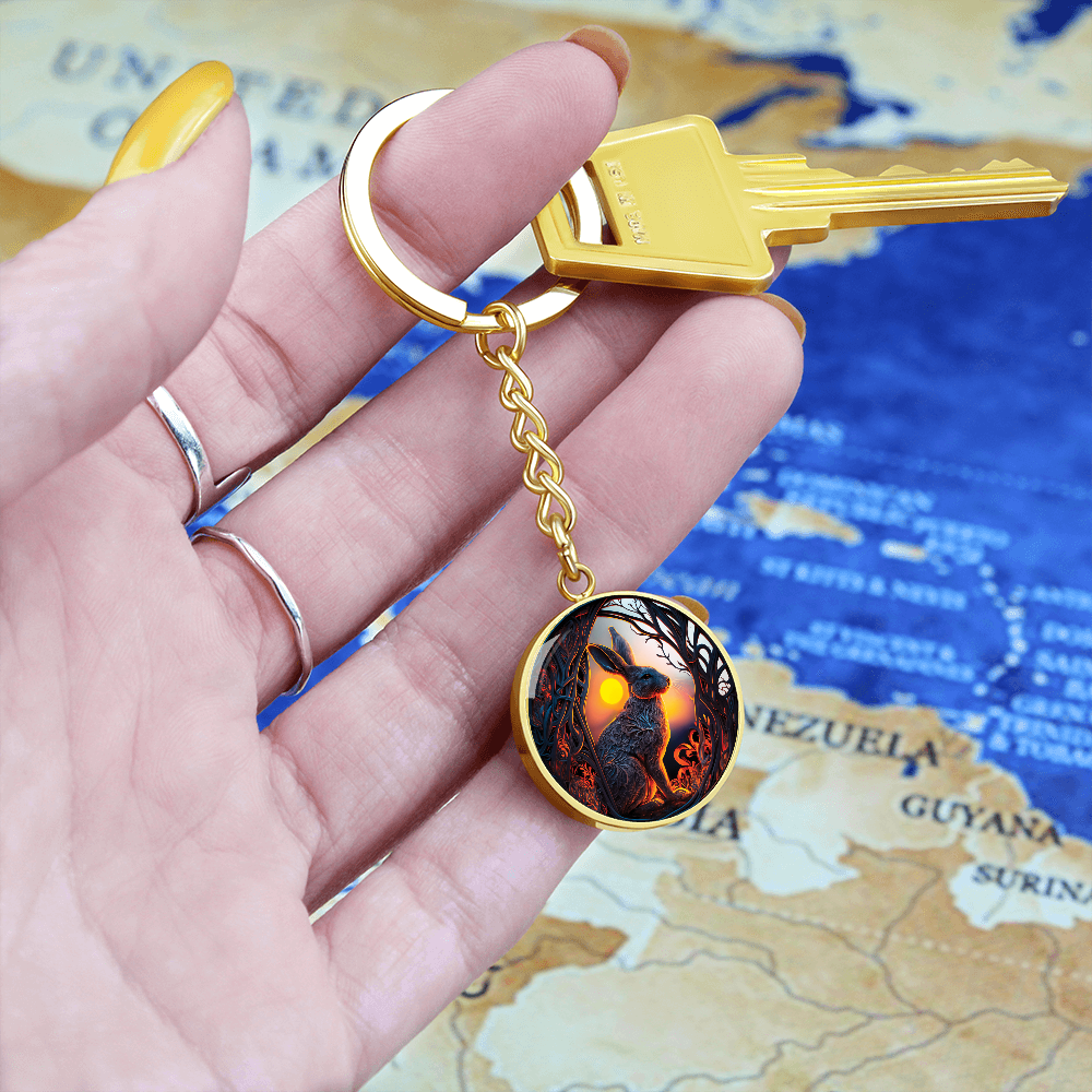 Rabbit Keychain - Chinese Zodiac Animal Pendant Jewelry