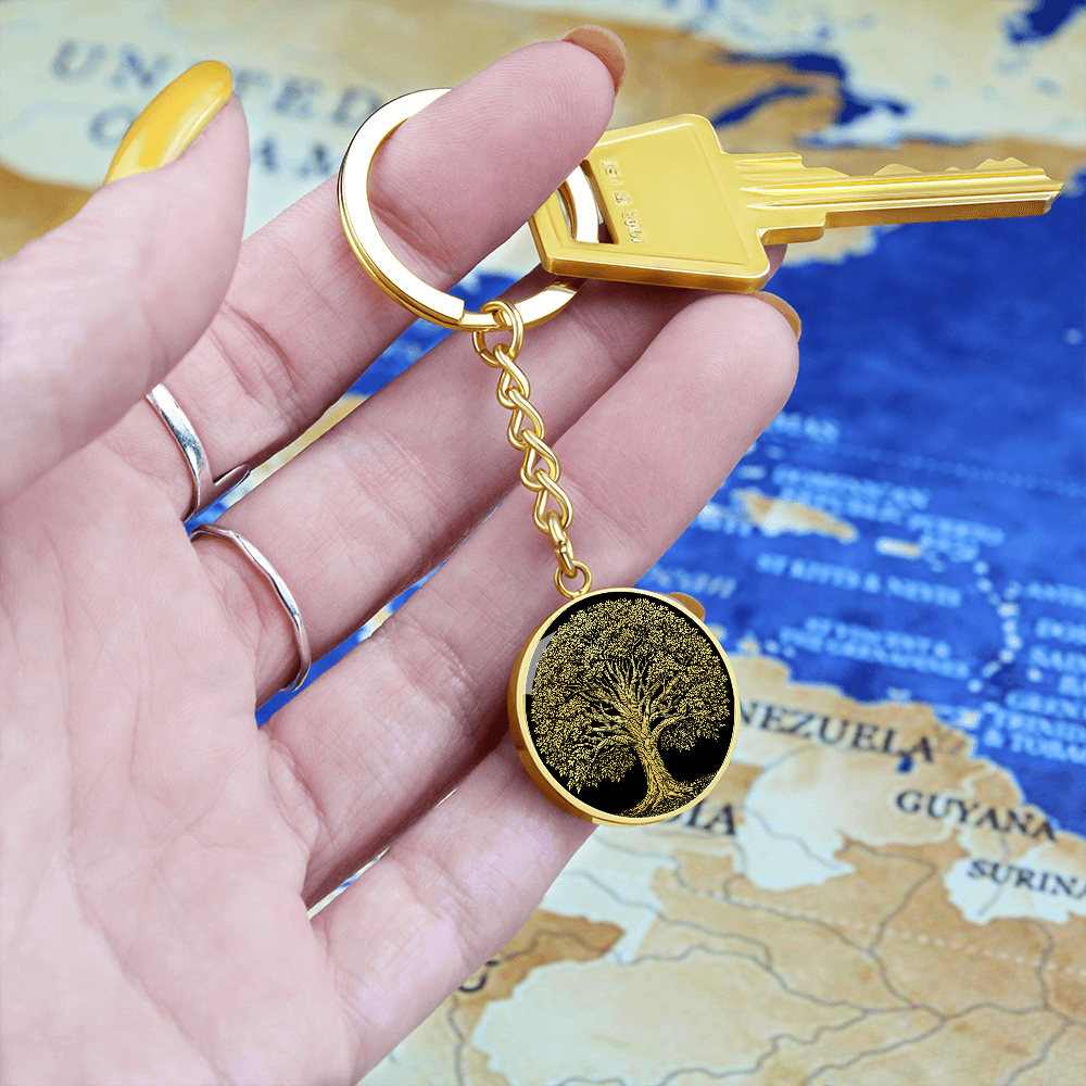 Oak Tree Keychain