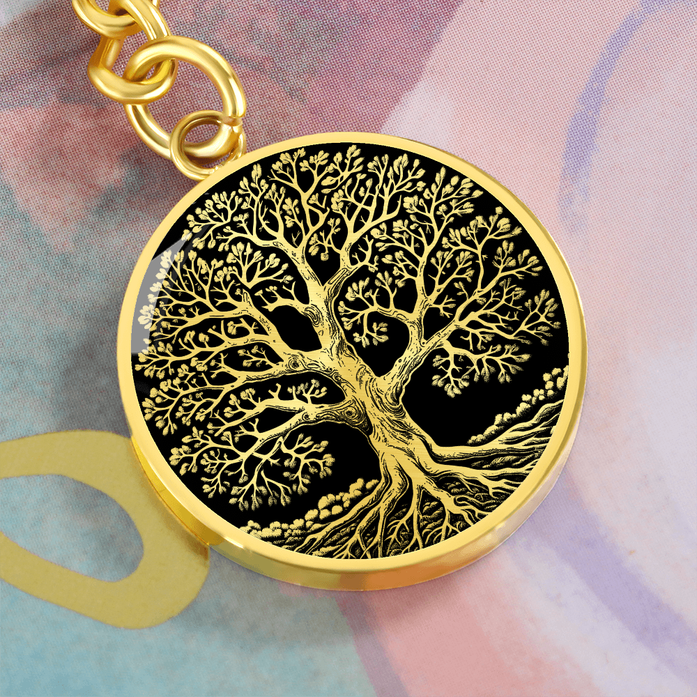 Oak Tree Keychain