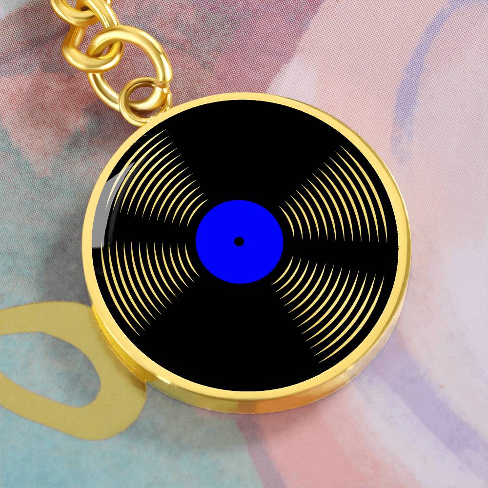 Vinyl Record Keychain