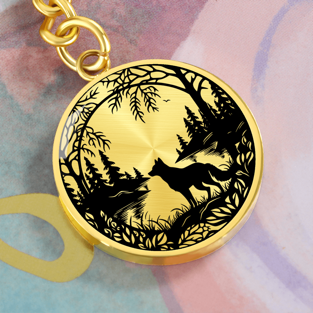 Wolf Keychain