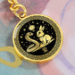 Rabbit and Snake Keychain