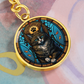 Cat Keychain - Vietnamese Zodiac Animal Jewelry