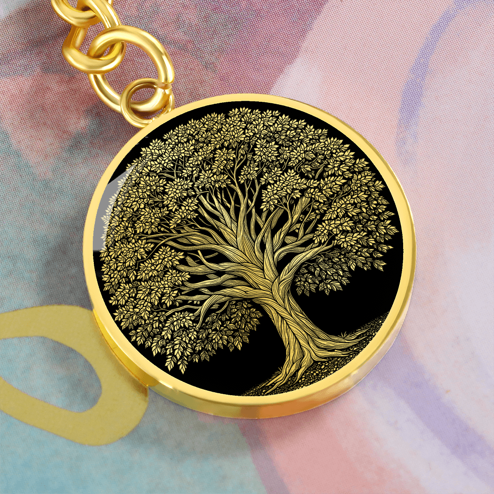 Oak Tree Keychain