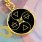 Alchemy Keychain - Philosopher's Stone Jewelry