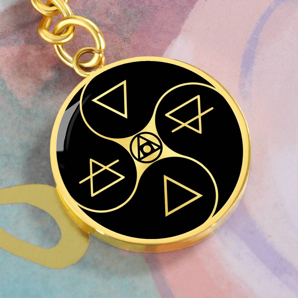 Alchemy Keychain - Philosopher's Stone Jewelry