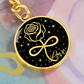 Infinity Rose Keychain