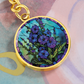 Larkspur Keychain