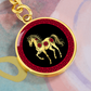 Horse Keychain Chinese Zodiac Animal Pendant Jewelry
