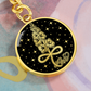 Infinity Gladiolus Keychain