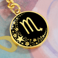 Scorpio Zodiac Pendant Keychain