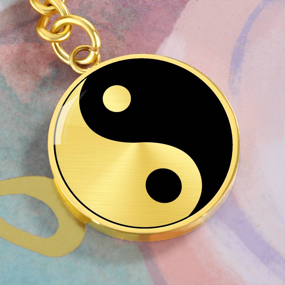 Yin Yang Keychain