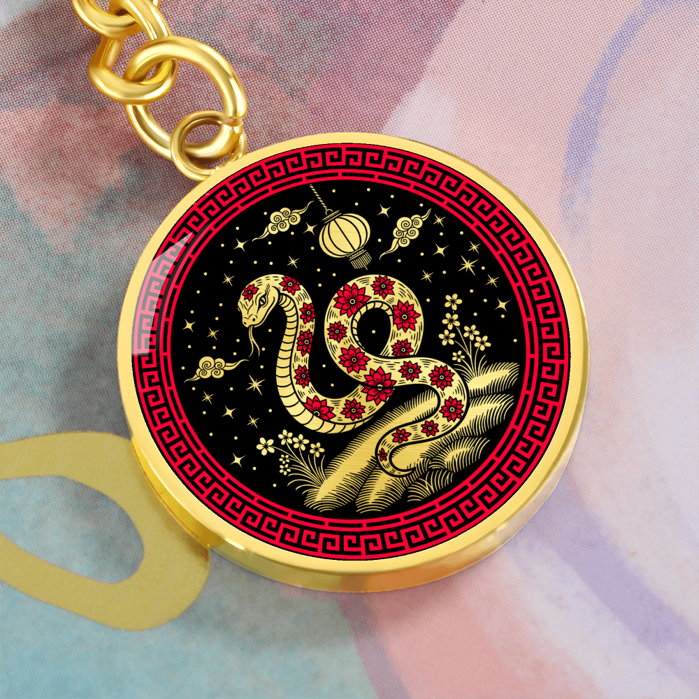 Snake Keychain - Chinese Zodiac Charm Pendant