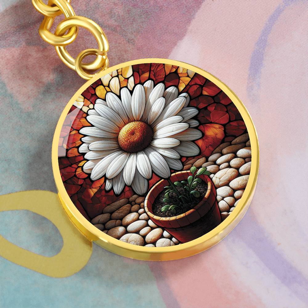 Daisy Keychain