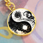 Sun and Moon Keychain