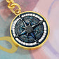 Compass Rose Keychain