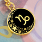 Capricorn Zodiac Keychain