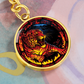 Fire Tiger Keychain