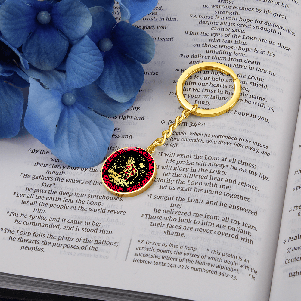 Monkey Keychain Chinese Zodiac Jewelry
