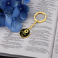 Infinity Daisy Keychain