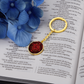 Red Celtic Knot Keychain - Romantic Pendant Jewelry
