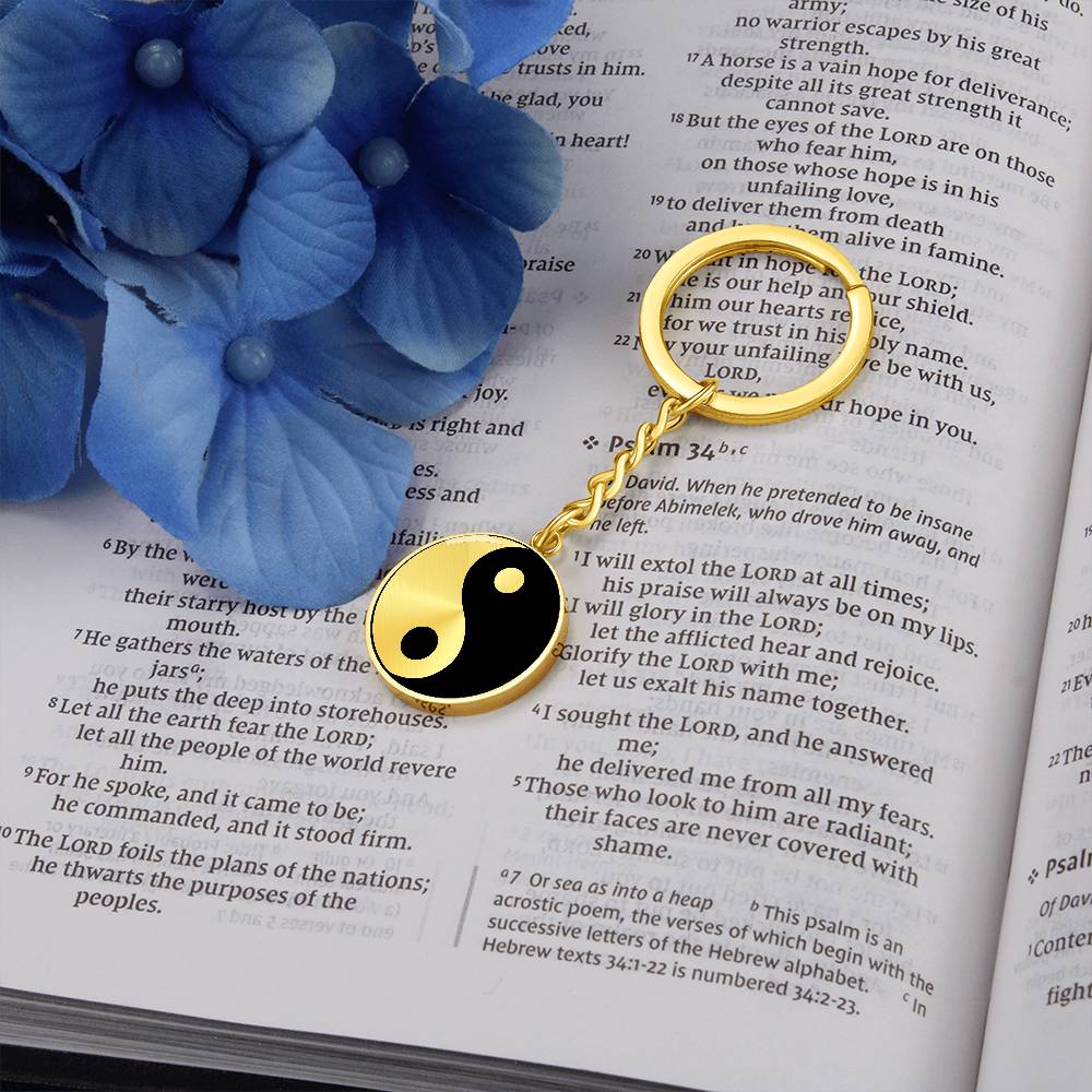 Yin Yang Keychain